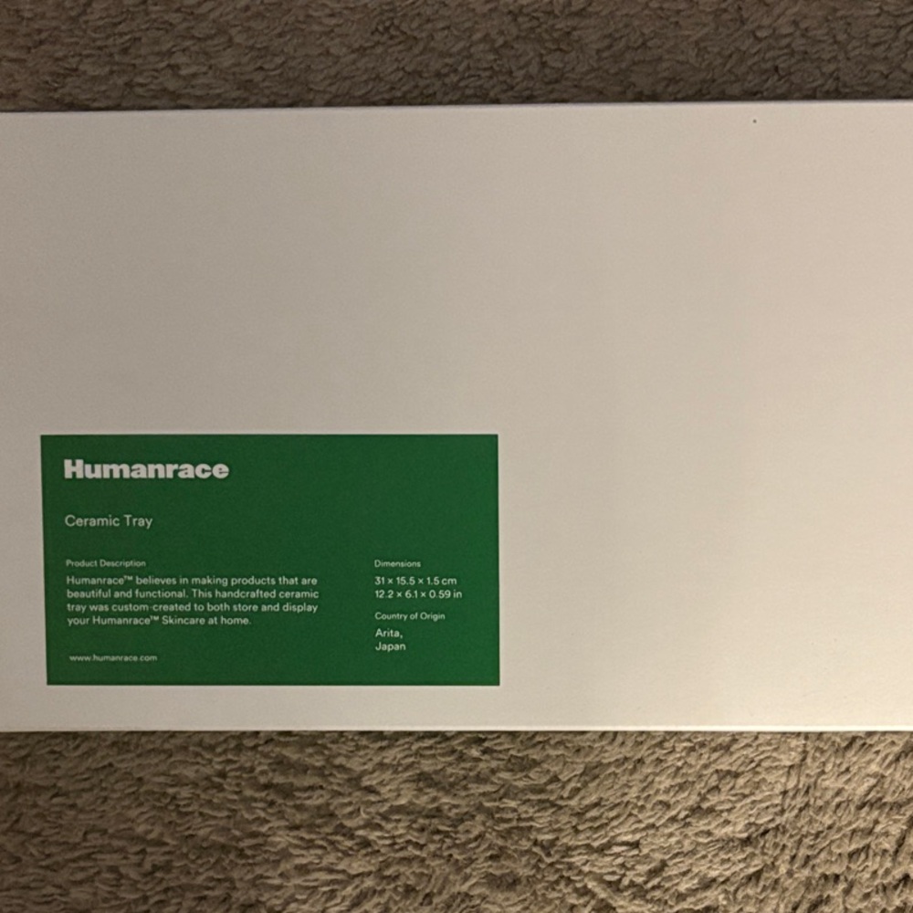 White Ceramic Display Tray